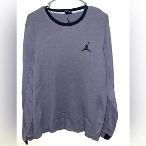 Air Jordan gray long sleeve